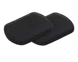 Black Velcro Gel Pad Rectangle 1.75"x2.5" 1/Pkg