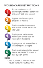 Wound Care Package - Toes
